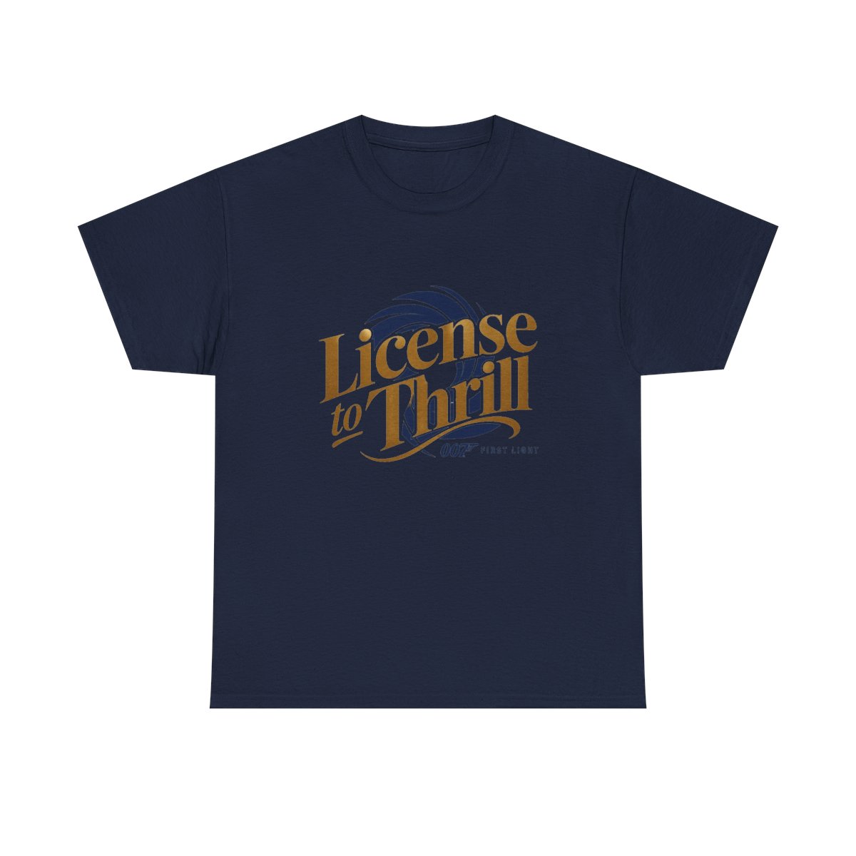 007 First Light "License to Thrill" Unisex Tee - alternate angle 3, merchandise