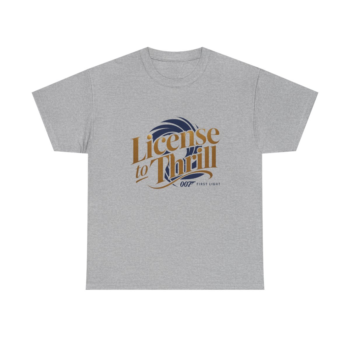 007 First Light "License to Thrill" Unisex Tee - alternate angle 2, merchandise