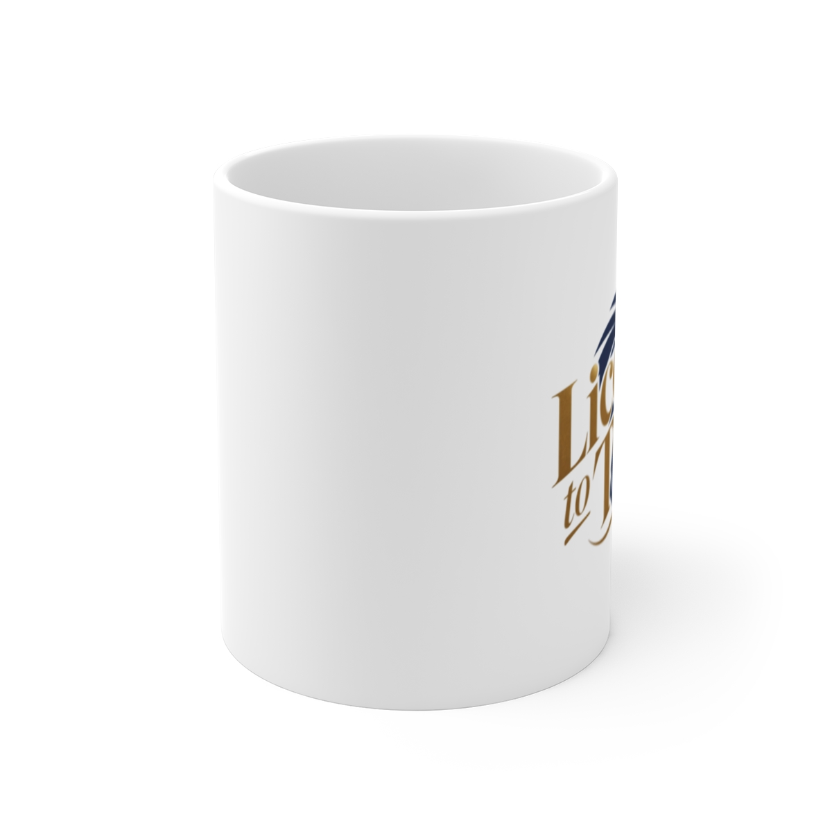 007 First Light "License to Thrill" White Mug - alternate angle 1, merchandise